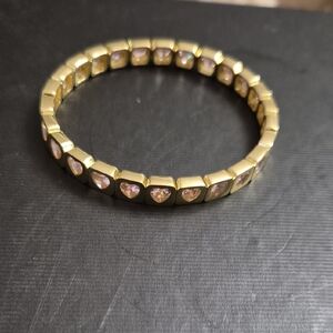 Gold and Crystal Women's Bracelet